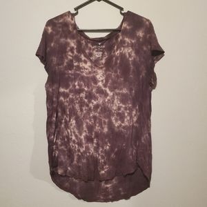 Acid Wash Dressy Tee